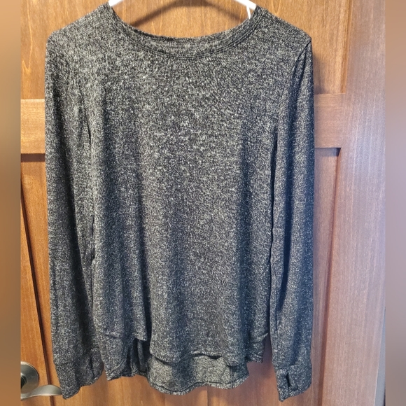 Cuddl Duds Women's Soft Knit Matching Jogger Set Dark Charcoal Gray - Picture 5 of 8